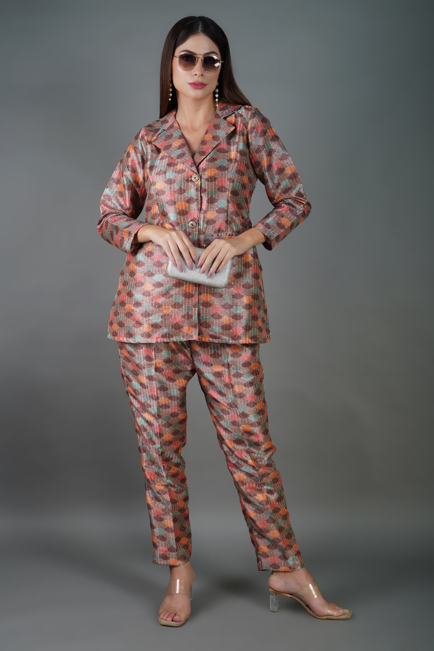 Tussar Silk Co-ord set