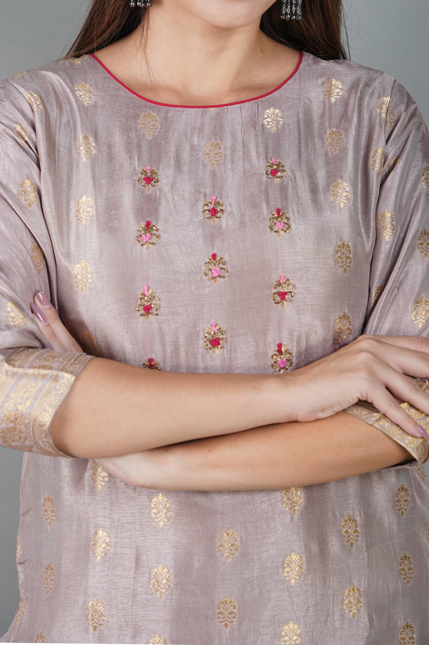 Chanderi Silk Kurta Set