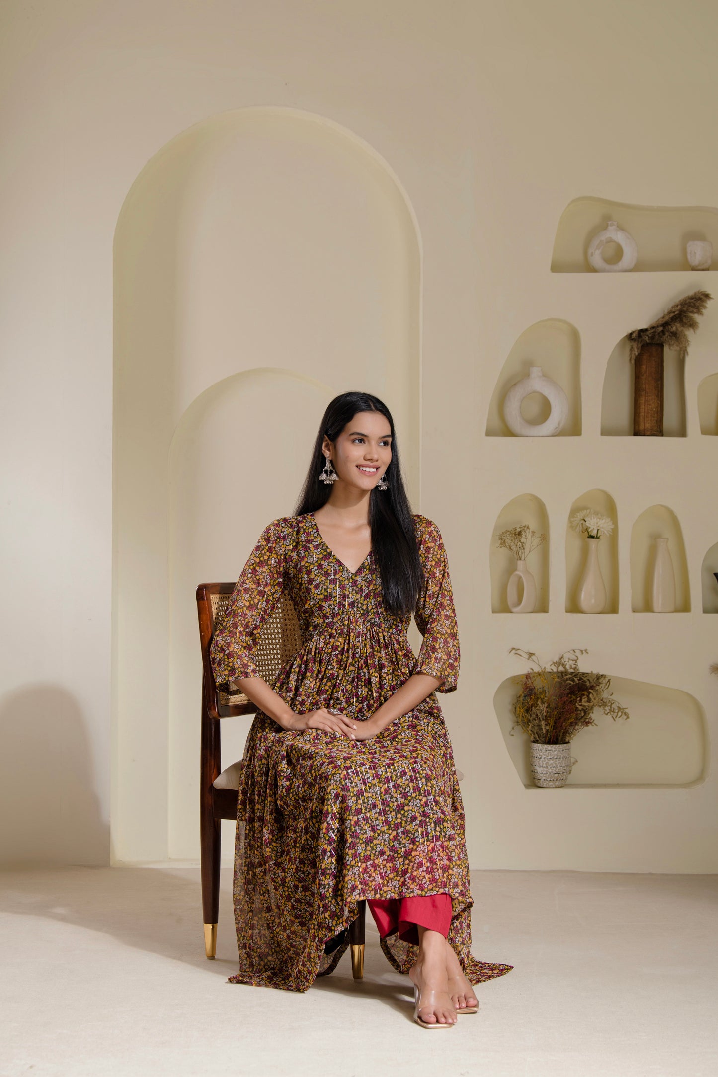 Alia cut Anarkali suit