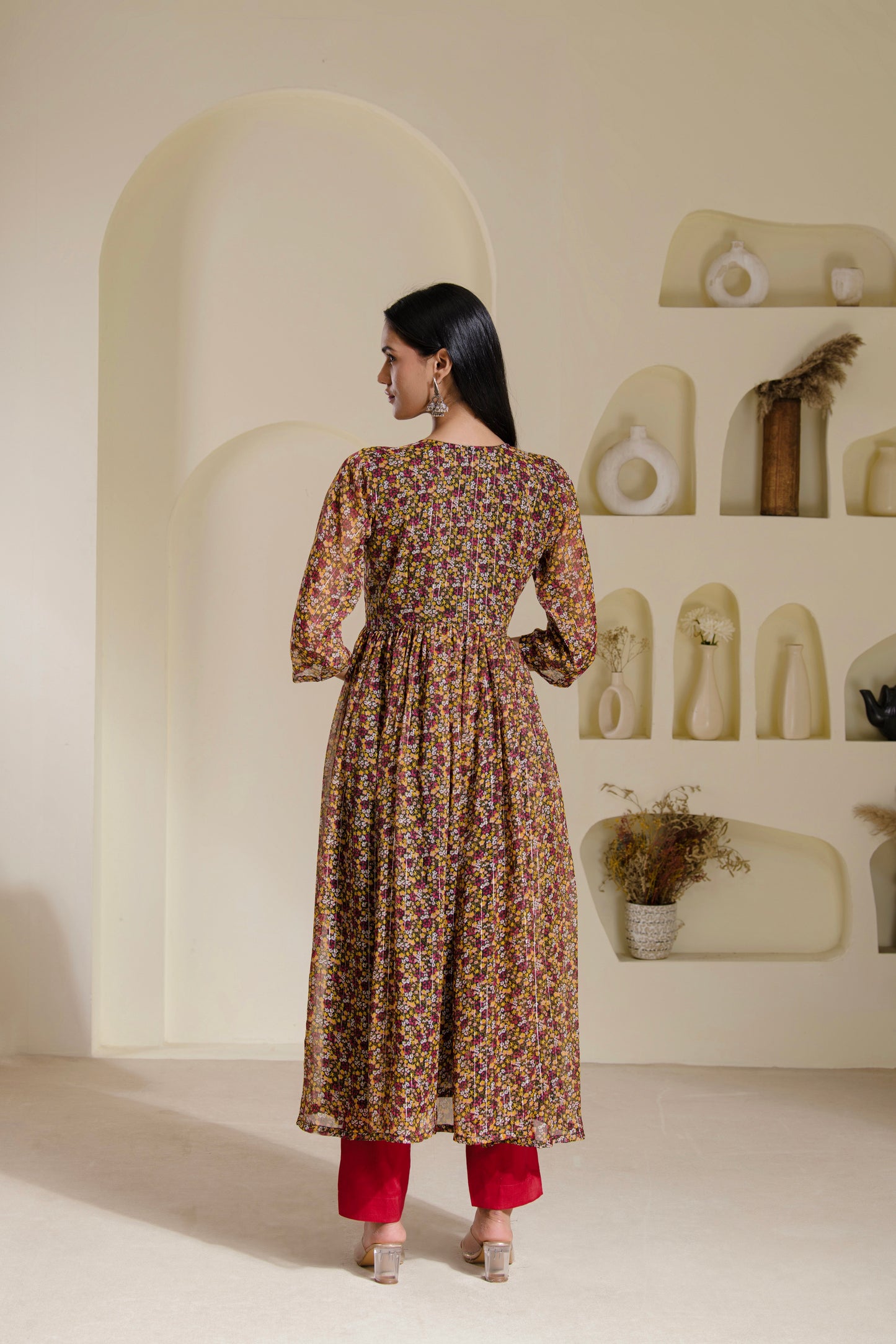 Alia cut Anarkali suit