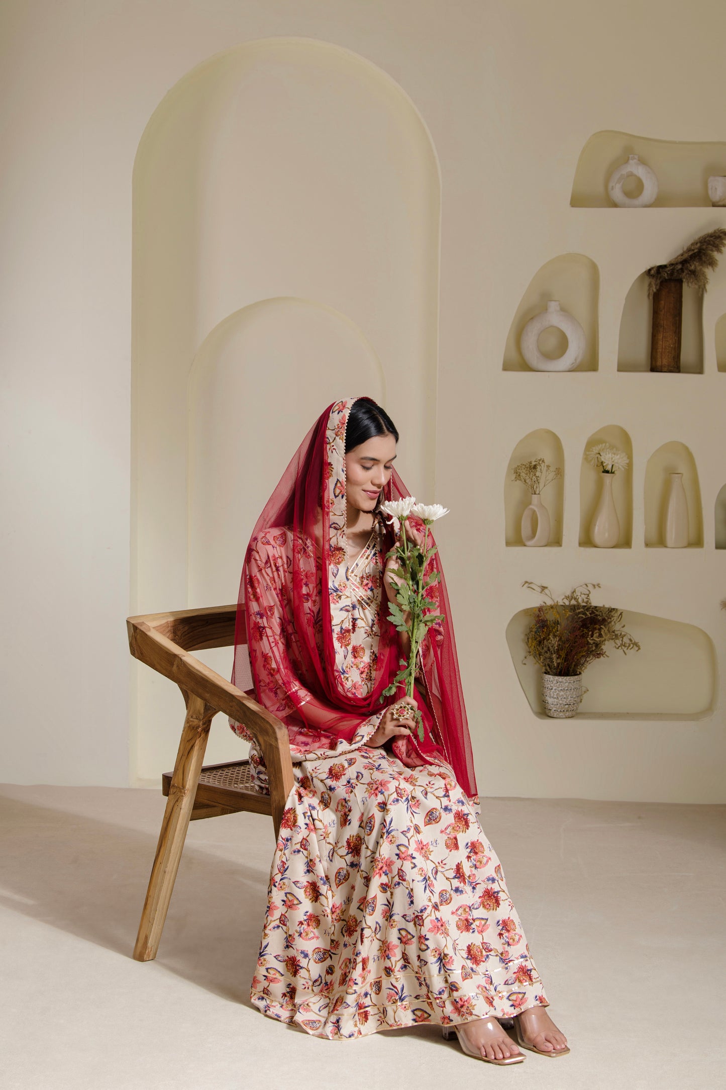 Anghrakha anarkali suit